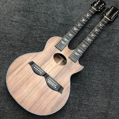 China. Ritchie Sambora modelo 6/12 cuerdas de doble cuello guitarra acústica proveedor
