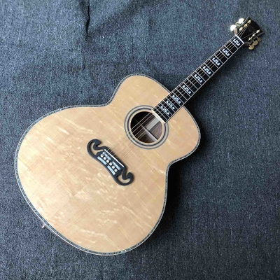 China. Solid Cocobolo Back Side Jumbo 43 pulgadas de guitarra acústica con la unión de Abalone y el cuello de arce en llamas proveedor