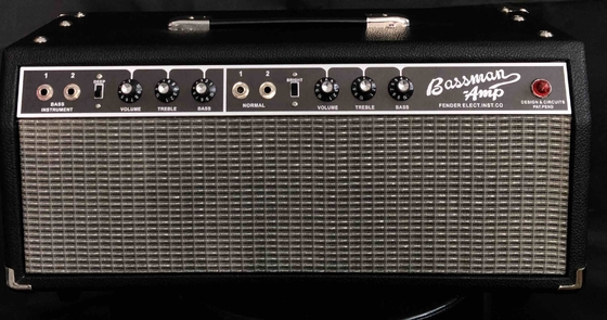 China. Custom 64' Bassman Blackface Deluxe Reverb Amp Head Fender estilo proveedor