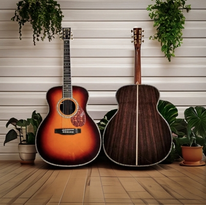 China. Guitarra acústica de madera sólida OM-42 / 45 estilo proveedor