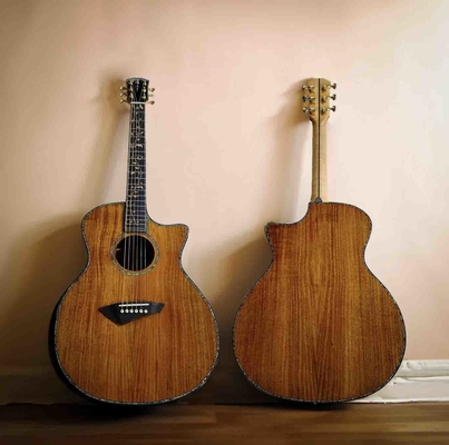 China. Guitarra acústica de 40 pulgadas y sólida natural KOA AAAAA proveedor