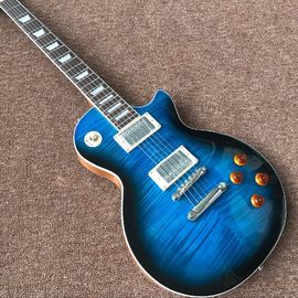 China. OEM 1959 R9 Clásico LP guitarra eléctrica nuevo estilo buen sonido en azul 24 posición de tono Instrumentos musicales proveedor