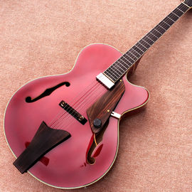 China. Guitarra eléctrica hueca de jazz personalizada, una pieza de pick-up guitarra eléctrica de jazz, envío gratuito proveedor