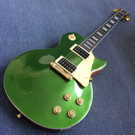 China. Nueva llegada LP estándar 1959 R9 guitarra eléctrica, Green Top &amp; Ebony Fingerboard, un pedazo de cuello y cuerpo, envío gratuito proveedor