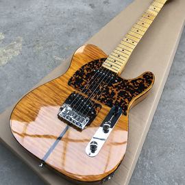 China. Nuevo estilo de alta calidad personalizada tele guitarra eléctrica, Maple Fingerboard, Flame Maple Top guitarra proveedor