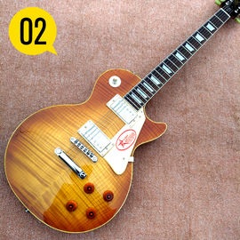 China. NUEVO 1959 R9 les Tiger Flame guitarra eléctrica Paul estándar LP 59 guitarra eléctrica proveedor