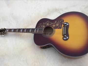 China. 2018 tabaco Sunburst GB200 guitarra acústica Tabaco GB G200 VS guitarra acústica eléctrica Big Bridge Tabaco G200 proveedor
