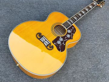 China. Guitarra acústica Tiger Flame Maple G200vs / nueva de fábrica de 43 pulgadas Guitarra acústica clásica amarilla G200 proveedor