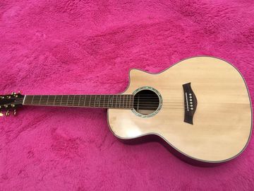 China. Dorso de madera de rosa y lados de fábrica Custom Top de abeto sólido Acústica Guitarra / Cutaway 814s Guitarra acústica clásica proveedor