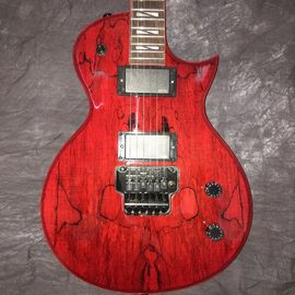 China. Guitarra eléctrica personalizada LP con rosa de color negro. proveedor