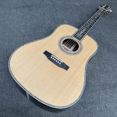 China. Solid R Back Side Life Tree Inlay Abalone Binding Dreadnought Guitarra acústica estilo de guitarra de Martin proveedor