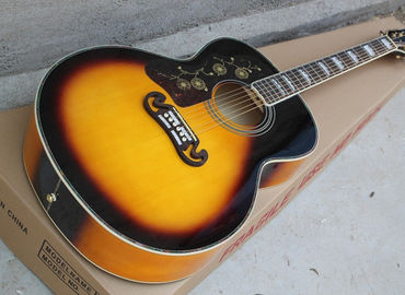 China. Fabrica Gibsons Custom 43 pulgadas S 20 trastes tabaco solar izquierda guitarra acústica con la guitarra eléctrica de recogida proveedor