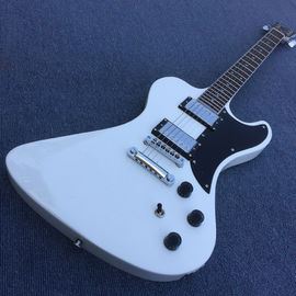 China. Guitarra eléctrica de nuevo estilo tipo RD en blanco alpino, Guitarra RD de tienda personalizada con hardware de Chrome, incrustaciones de puntos proveedor