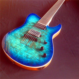 China. 7 cuerdas Guitarra eléctrica azul proveedor