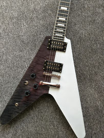 China. Guitarra eléctrica Flying-V 2018,guitarra V de mano izquierda,guitarra de ébano de alta calidad proveedor