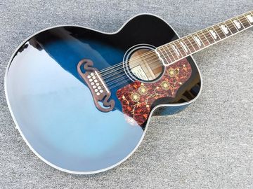 China. La mejor calidad de color azul 12 cuerdas J200 guitarra acústica clásica, fábrica de arce 43 &quot;Jumbo G200vs guitarra acústica proveedor
