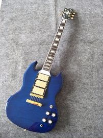 China. Gibson personalizado 2018 SG personalizado Figurado TOP 3-pickup Guitarra eléctrica proveedor
