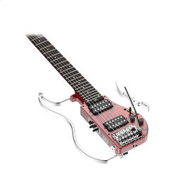 China. Diseño único Patentado Gran Guitarra Eléctrica Sin Cabeza Doble Hummbucker Efectos de Guitarra Inbuilt Ebony Fingerboard y bolso proveedor
