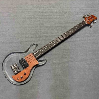 China. Bajo eléctrico personalizado Dan Armstrong de 4 cuerdas, mástil de arce, diapasón de palisandro con H proveedor