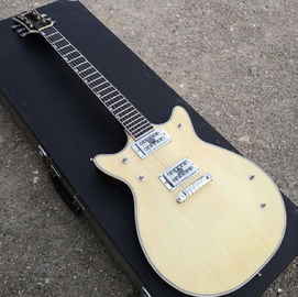 China. Gran guitarra Guitarra eléctrica Grets guitarra Color natural Cara y espalda Presentado pick and bag proveedor