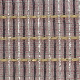 China. Tejido de parrilla de gabinete Rojo/Negro/Plata Tejido con oro Acento tela de tela de parrilla altavoz de reparación DIY proveedor