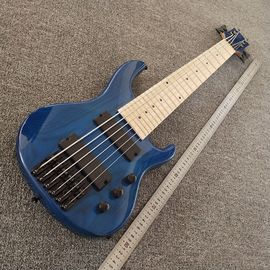 China. 2019 Nuevo Mini 6 cuerdas ukelele bajo guitarra, azul claro, Maple Fingerboard proveedor