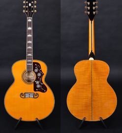 China. Guitarra acústica de madera maciza de tamaño Jumbo de 43 pulgadas al estilo J200 proveedor