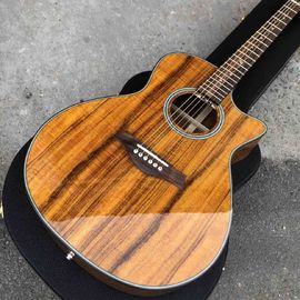 China. Guitarra acústica de madera de Koa natural de alta calidad K24c,Guitarra clásica de Koa de 41 pulgadas,Envío gratis proveedor