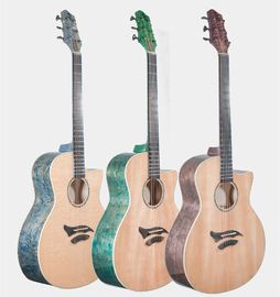 China. 41 pulgadas de madera de abeto sólido guitarra acústica 2019 Drottingholm 3 colores guitarra de arce, envío gratuito proveedor