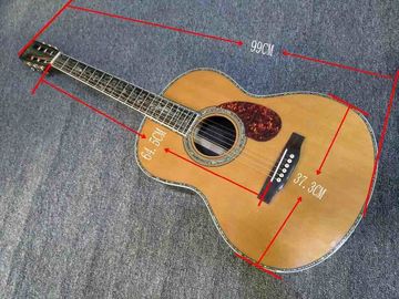 China. 39 pulgadas Ooo45s Guitarra acústica Top AAA Sólido Abalón de cedro rojo cuerpo de unión con Fishman Pickups Fingerboard de madera de rosa proveedor