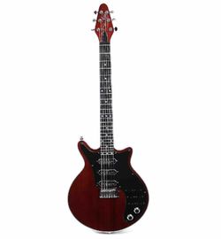 China. Guild Brian May Guitarra roja Black Pickguard 3 pick-ups Wilkinson Tremolo Puente 24 Frets personalizado proveedor