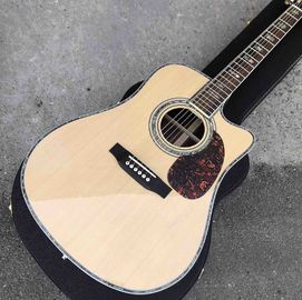 China. Guitarra Acústica Clásica Grand Cutaway 41&quot; Macho Abeto Top de madera de rosa trasero y lateral 301 EQ Abalone Binding proveedor