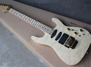 China. Fabrica personalizada 24 Tones pieza de posición guitarra eléctrica, tablero de arce, hardware de oro, personalizable proveedor