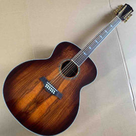 China. Grand K55h 12 cuerdas Jumbo Koa Guitarra acústica de madera con Fishman Electrónica proveedor