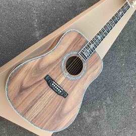 China. Guitarra acústica clásica con cuerpo redondo de madera de Koa proveedor