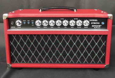 China. Grand Tube Guitar AMP Head 100W Dumble Tone SSS Corda de acero amplificador de válvula de cantante en rojo con tubos JJ partes importadas proveedor