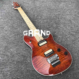 China. Cuerpo de caoba a medida de fábrica con cubierta de arce superior pintura roja Floyd guitarra eléctrica envío gratuito proveedor