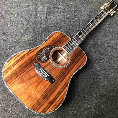 China. Guitarra acústica de madera KOA de 12 cuerdas proveedor