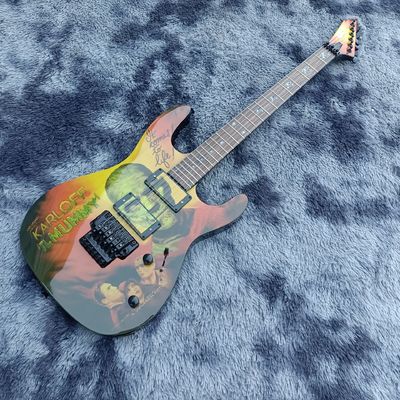 China. Guitarra eléctrica personalizada Kirk Hammett KH-3 Karloff Mummy proveedor