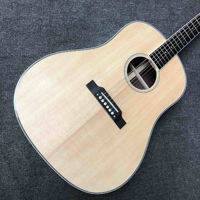 China. Guitarra acústica de madera sólida Grand J45AA de color blanco y natural proveedor