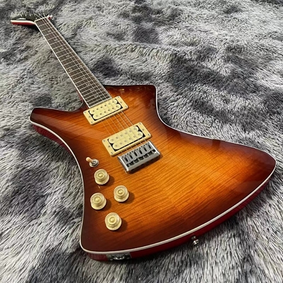 China. Guitarra eléctrica a mano izquierda a medida Grand A20 Flamed Top proveedor