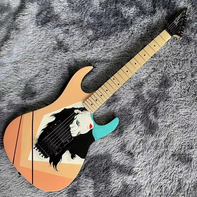 China. Guitarra eléctrica pintada a mano de la serie Grand B.C. N.j acepta el bajo de guitarra OEM en stock envío inmediato proveedor