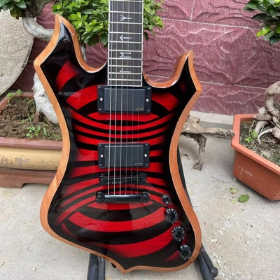 China. Grand Wylde Audio Nomad Guitarra eléctrica personalizada, Revestimiento de arce, tablero de ébano, Redrum Vortex proveedor