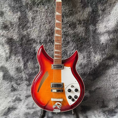 China. Guitarra eléctrica de 6/12 cuerdas de estilo Ricken 381 en color Cherry Burst proveedor