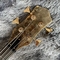 Ebony Fingerboard 4 Cuerdas Bajo Fábrica Burst Maple Top 9V Activo Pickup Bajo Guitarra Eléctrica proveedor