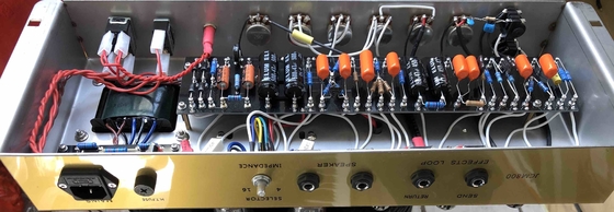 JCM800 2204 MKII personalizado 50W cabeza de amplificador de tubo con cable de mano con dos canales tono limpio con volumen maestro y bucle proveedor