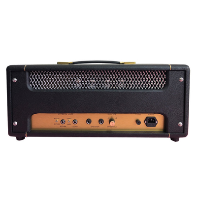 JCM800 2204 MKII personalizado 50W cabeza de amplificador de tubo con cable de mano con dos canales tono limpio con volumen maestro y bucle proveedor