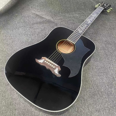 Guitarra acústica en miniatura ELVIS PRESLEY Dove Ebony Personalizada Negro proveedor