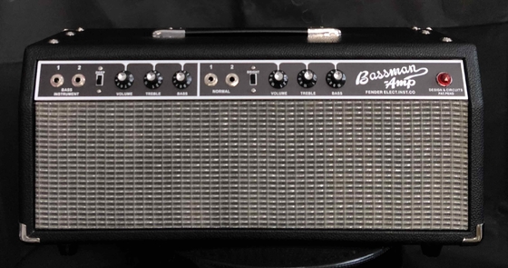 Custom 64' Bassman Blackface Deluxe Reverb Amp Head Fender estilo proveedor