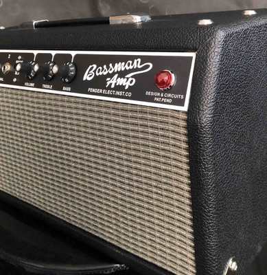 Custom 64' Bassman Blackface Deluxe Reverb Amp Head Fender estilo proveedor